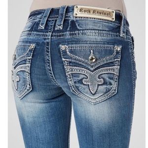 Rock Revival Greer Boot Cut Jeans Size 24 NWT